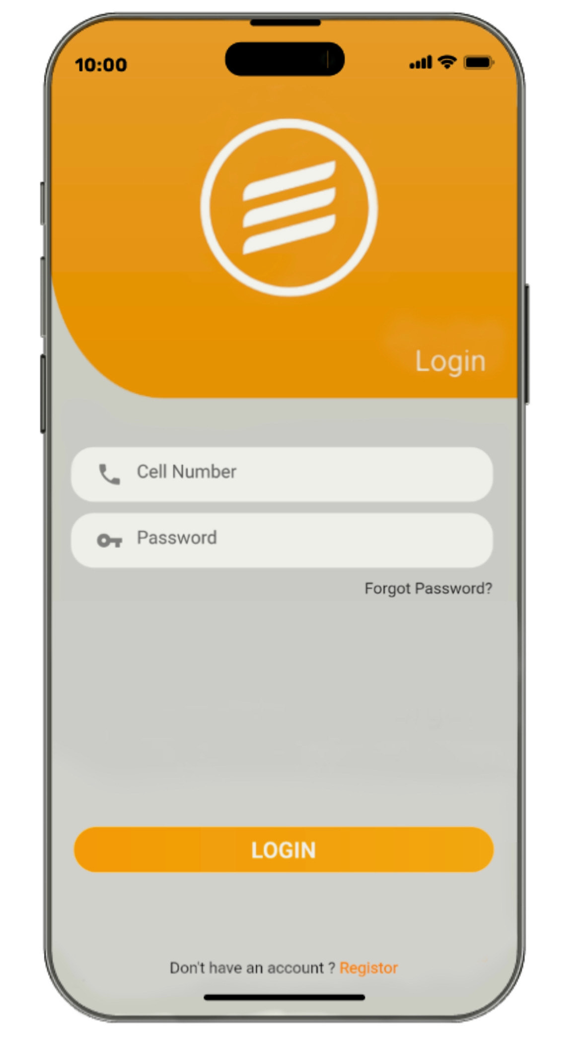 Login Screen